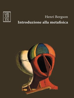 cover image of Introduzione alla metafisica